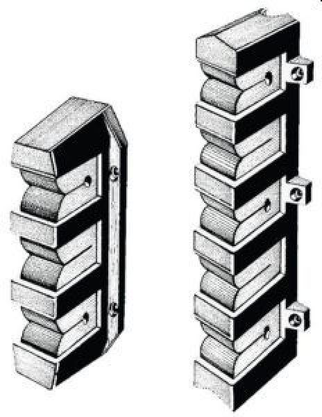 Halterungen für 5 Angelruten, 57mm