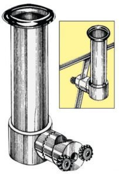Angelrutenhalter f. E4116700 auf 30 mm Rohren