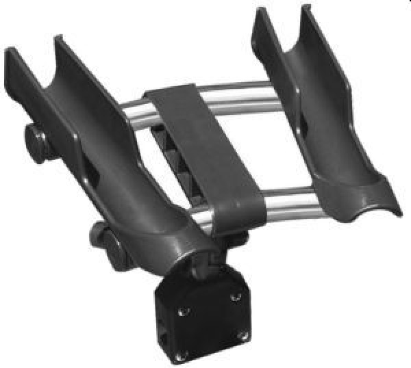 Quicklift Angelrutenhalter für Relingsbefestigung, für 2 Angelruten