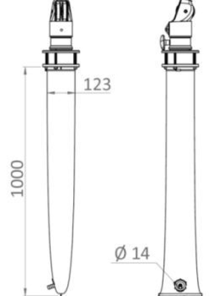 2 Stk. Drainagebeutel f. Teleskop-Davit 42.354.00
