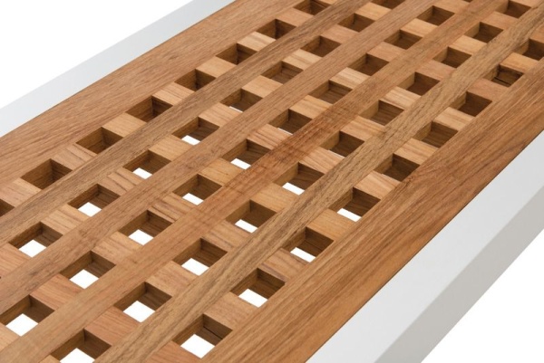 Gangway, unverstellbar Teak-Lauffläche 210 cm