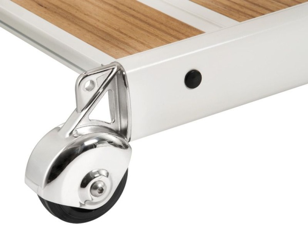Gangway, klappbar weiße Lackierung 210 cm