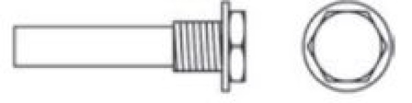 Zinkanode f. Wärmetauscher 16x1,5 Nanni/Mercedes