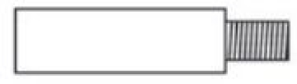 Zinkanode f. Wärmetauscher kegelförmig FPT-AIFO