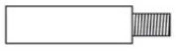 Zinkanode f. Wärmetauscher 7/16" Caterpillar Ø 10