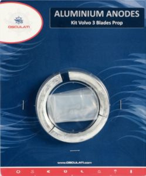 Anoden-Set Volvo-Motoren 3-Blätter-Schraube Alumin