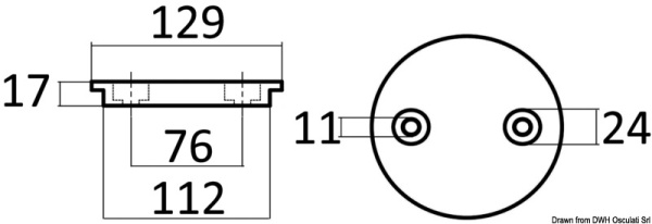 Magnesium-Flansch f. Verado - Zusatzbild 1