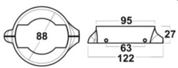 Adapterplatte für Ringanode E4352913