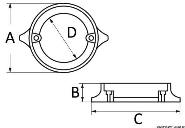 Anode aus Zink f. Volvo Penta Duo Prop 852182 - Zusatzbild 1