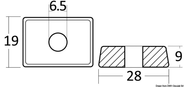 Zinkanode Tohatsu 4/6 PS - Zwei/Viertakter - Zusatzbild 1
