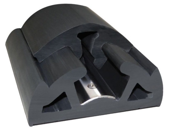 BINO Profilleiste, schwarz 90x53 mm 12m