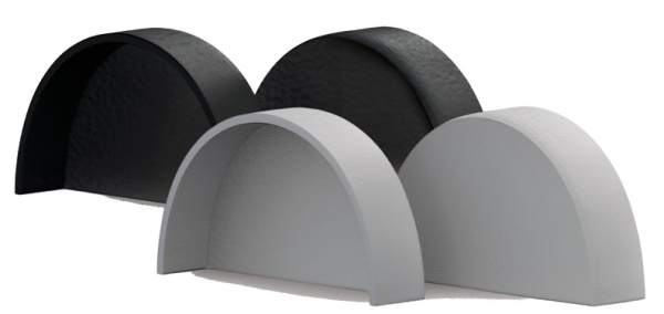 BINO Profilleiste, VA-Stahl Endstück 40 mm