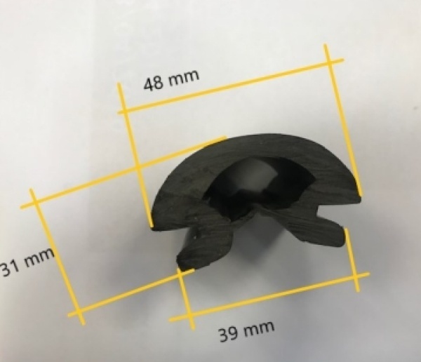 Nur PVC-Einlage, schwarz für E4405505 - Zusatzbild 2