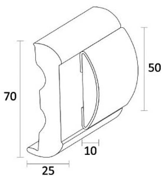 SPHAERA 50 Profilleiste Standard-Unterlage 24m