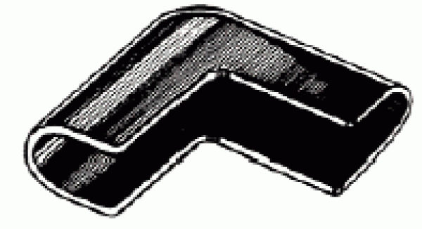 Winkelendstück 90° schwarz