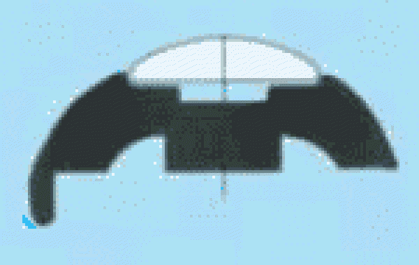 PVC-Scheuerleiste, weiß 50 mm