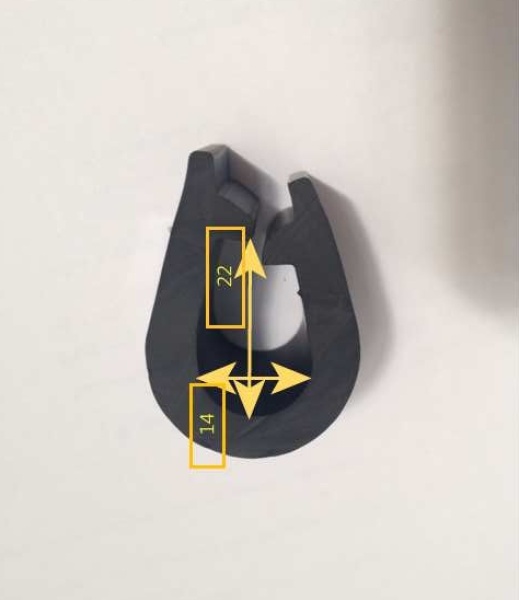 Profilleiste aus PVC, schwarz 30x38 mm 24 Meter - Zusatzbild 2