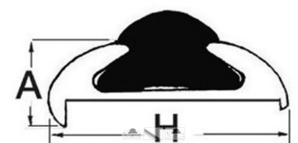 Profilleiste aus eloxiertem Aluminium E4448610