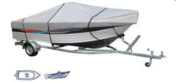 Geschneiderte Persennings für Boote mit mittleren Steuerstand 672x347cm