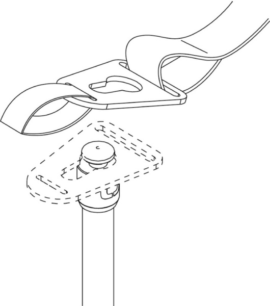 Befestigungsschnalle für Mickey-System 74 x 50 mm