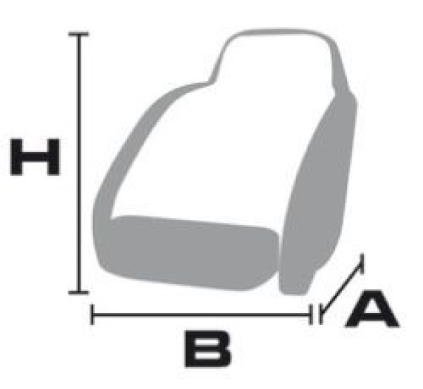 Stoffabdeckung 53x90x89cm