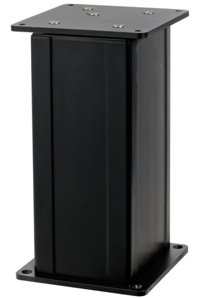 Elektrisches Tischbein 3 Stufen 24 V Schwarz