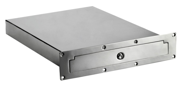 Badeleiter, verdeckt montierbar, Standard AISI 316, 4 Stufen, 390 × 1168 mm - Zusatzbild 1