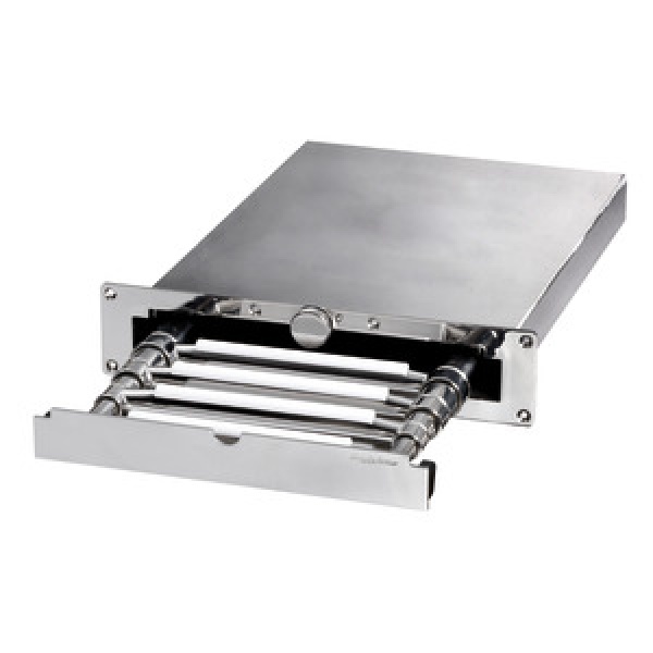 Teleskop-Badeleiter, verdeckt montierbar, AISI 316, 3 Stufen, 390 × 854 mm - Zusatzbild 2