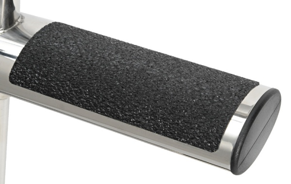 DIVER Ausziehbare Badeleiter – 3 Stufen, schwarz - Zusatzbild 2