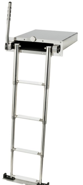 EasyOne versenkbare Badeleiter, 4-stufig, AISI 316 - Zusatzbild 3