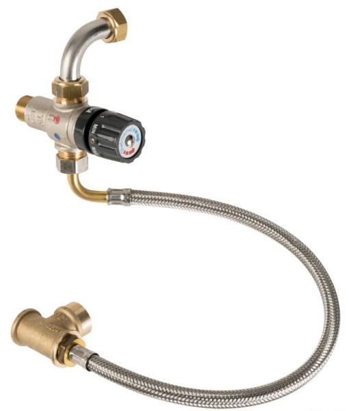 Heißwassermischer für vorgenannten Boiler "Isotemp"