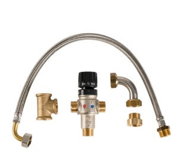 Heißwassermischer für vorgenannten Boiler "Isotemp"