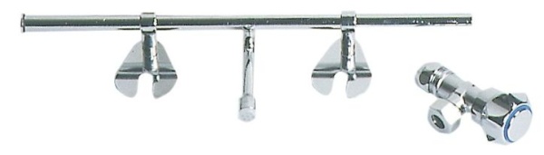 Bidet Kit Kalt/Warmwasser / mit zwei Hähnen, für Warm- und Kaltwasser
