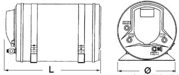 ISOTEMP Warmwasserbereiter Indel Webasto Marine15l