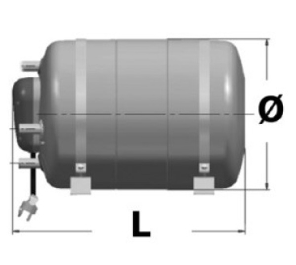 ISOTEMP INDEL WEBASTO MARINE Warmwasseraufbereiter 60l