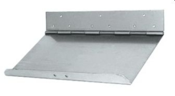 Trimmklappen aus rostfreiem Edelstahl 75x23cm für Boote 6,5/7,5m
