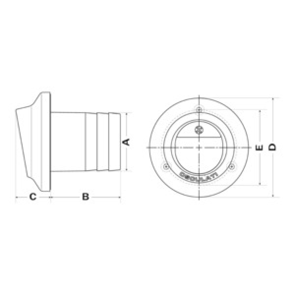 Auspuffausgang aus Technopolymer u.Edelstahl 60mm - Zusatzbild 1
