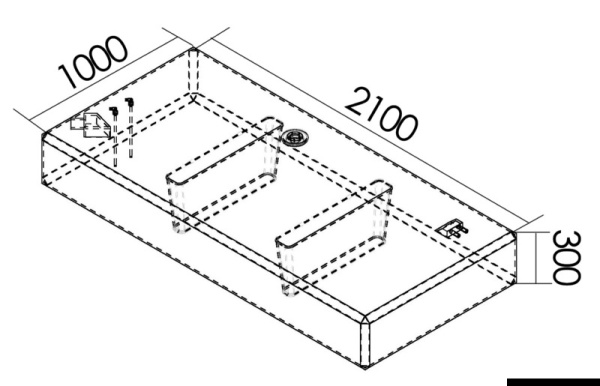 Treibstofftank 555 l - Zusatzbild 1