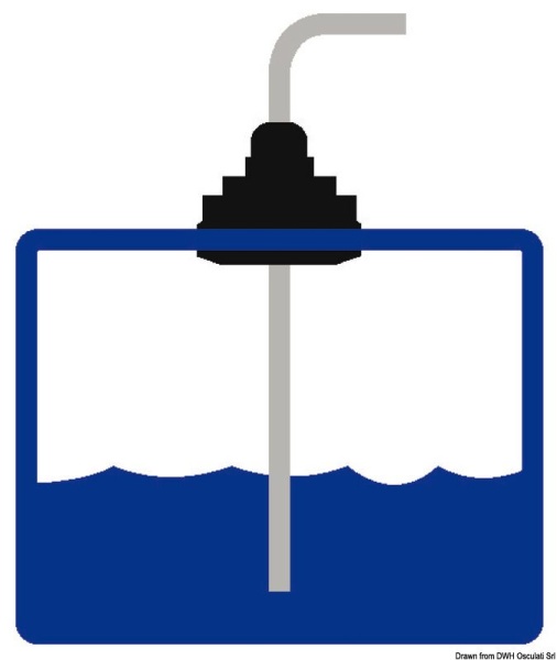 Saugrohr für starre Tanks, Ø 12 mm, Schraube N