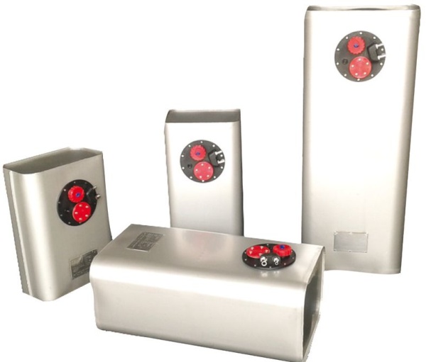 Treibstofftank aus rostfreiem Edelstahl 35 l (LxBxH): 50x35x20+5cm