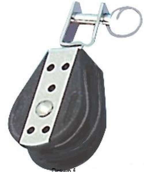 Viadana Einfachblock mit Wirbel 8mm