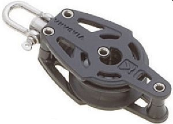 Einscheibenblock drehbar und arretierbar mit Unterbügel 10mm