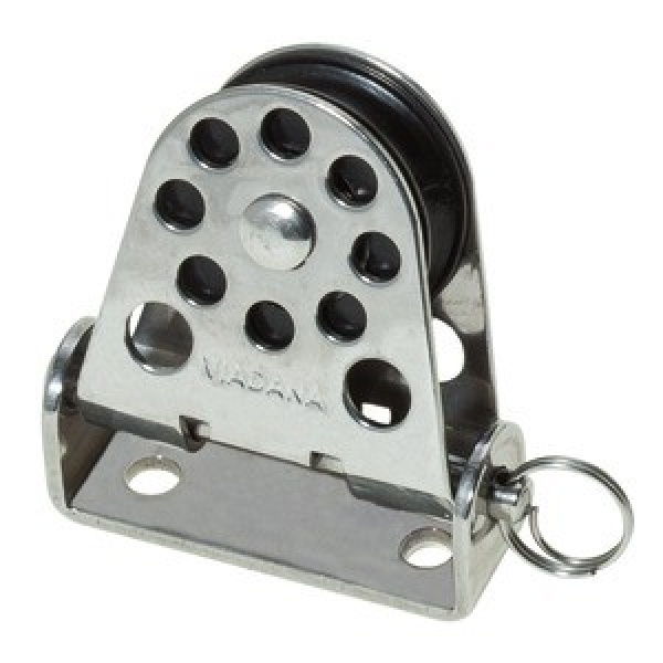 Umlenkrolle 8x28 mm, vertikal schwenkbar, für Leinen