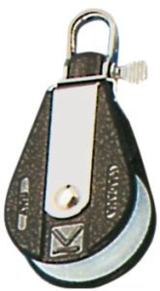 Einfachblock mit Wirbel und Unterbügel 10mm