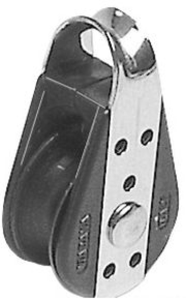 Einscheibenblock mit Bügel 22mm