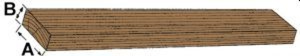 Teakplanke 150x10x2000 mm