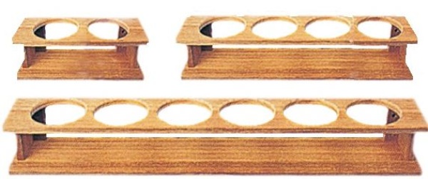 Teakkolz-Wandboard 6Gläser 600x87x90 mm