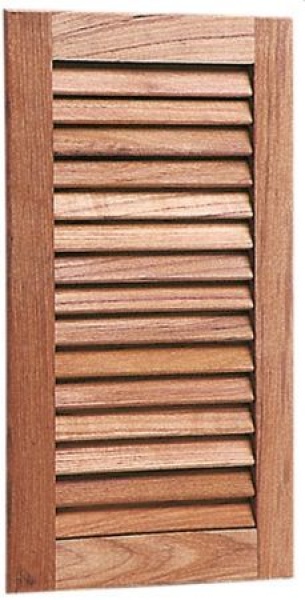 Teak-Lüftungsgitter 235x193 mm