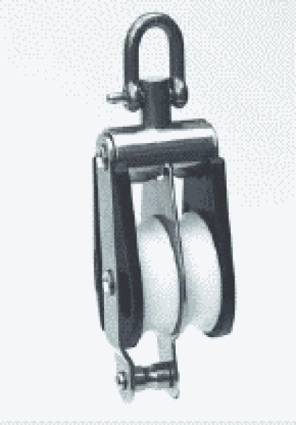 Doppelblock mit Wirbel + Unterbügel 13mm
