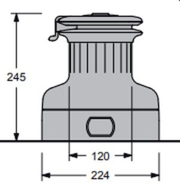 Modell XT62.3Race 3-Gang Winde